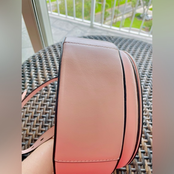 Rebecca Minkoff Leather Ballet Slipper Pink Astor Saddle Bag Crossbody - Picture 6 of 12